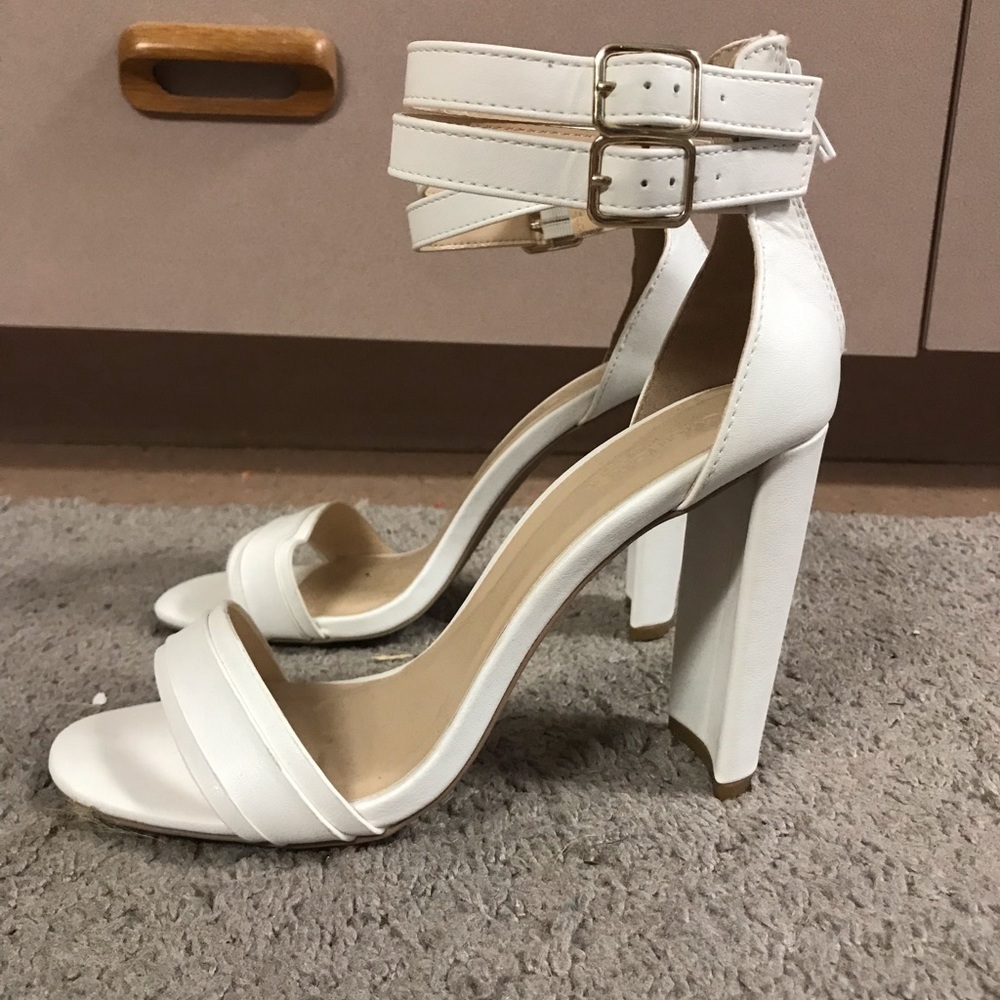 White Charlotte Russe Heels